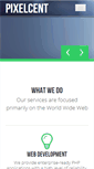 Mobile Screenshot of pixelcent.com