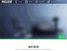Tablet Screenshot of pixelcent.com
